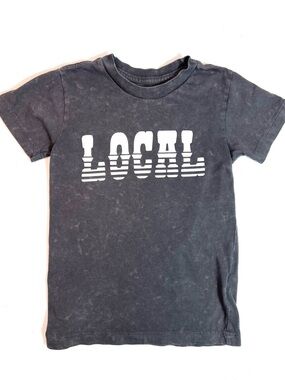 Tiny Whales Local Tee Shirt Gray Size 4T